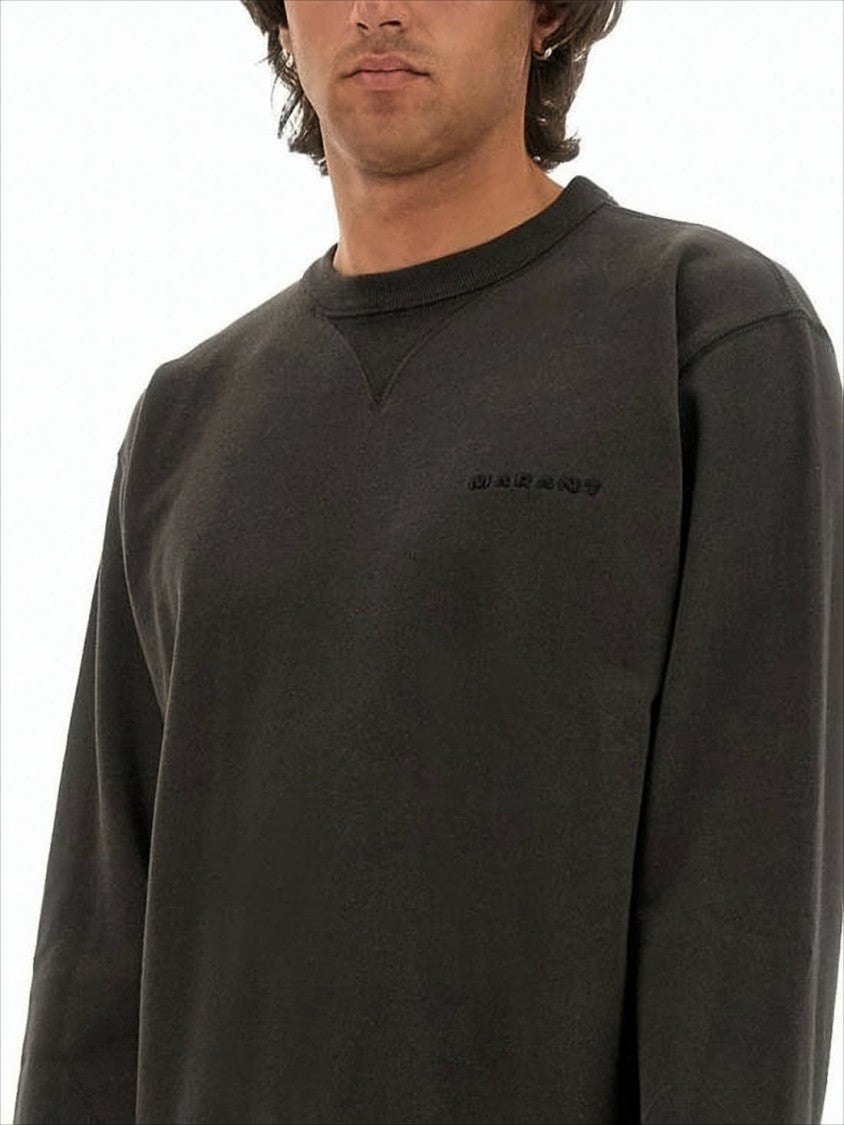 Isabel Marant Relaxed Fit Long-Sleeve Sweatshirt With V-Stitch Detail