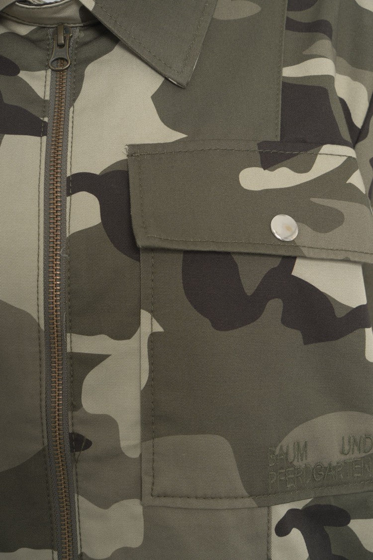 Baum Und Pferdgarten Camouflage Pattern Beline Jacket With Structured Collar And Functional Design