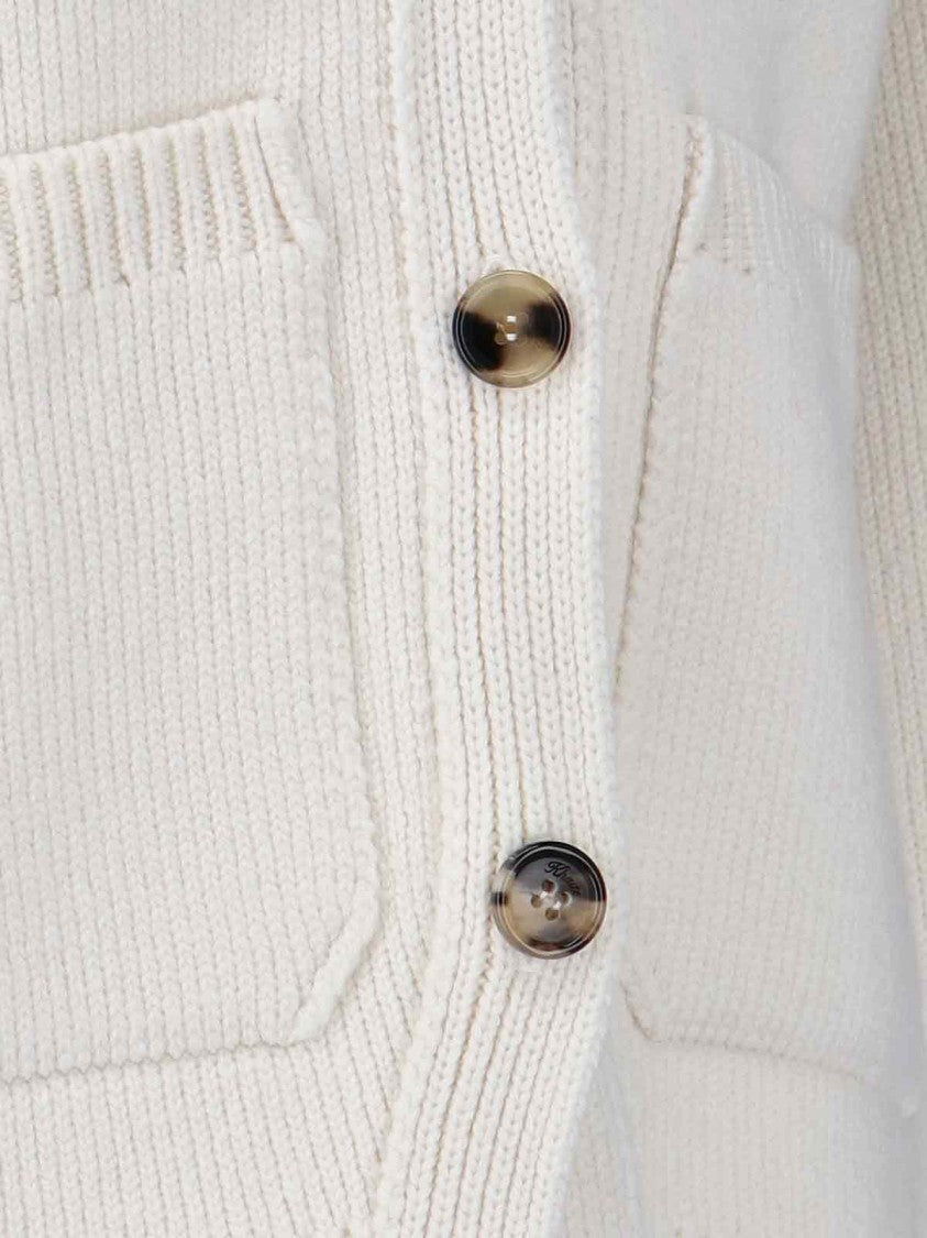 Khaite "The Scarlet" Cardigan – White