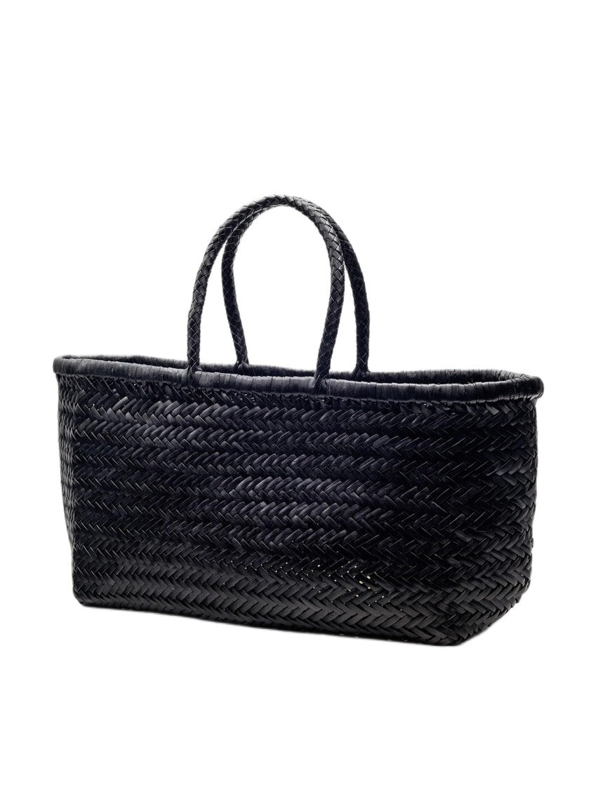 Dragon Diffusion Handwoven Buffalo Calf Leather Basket Tote
