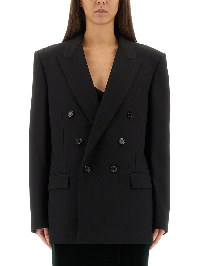 Saint Laurent Cassandre Double-Breasted Jacket