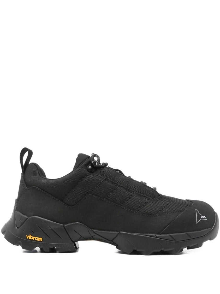 Roa All-Black Low-Profile Sneakers With Vibram Sole