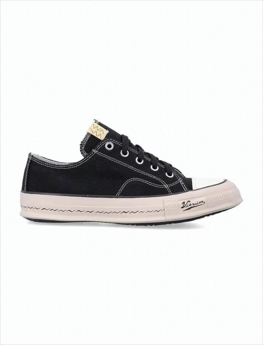 Visvim Low-Top Sneakers With Contrasting Stitching And Reinforced Toe Cap