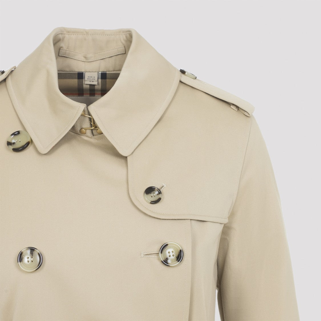Burberry Kensington Beige Cotton Trench