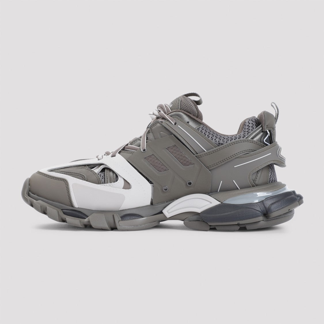 Balenciaga Brown Mix Multicolor Track Sneakers