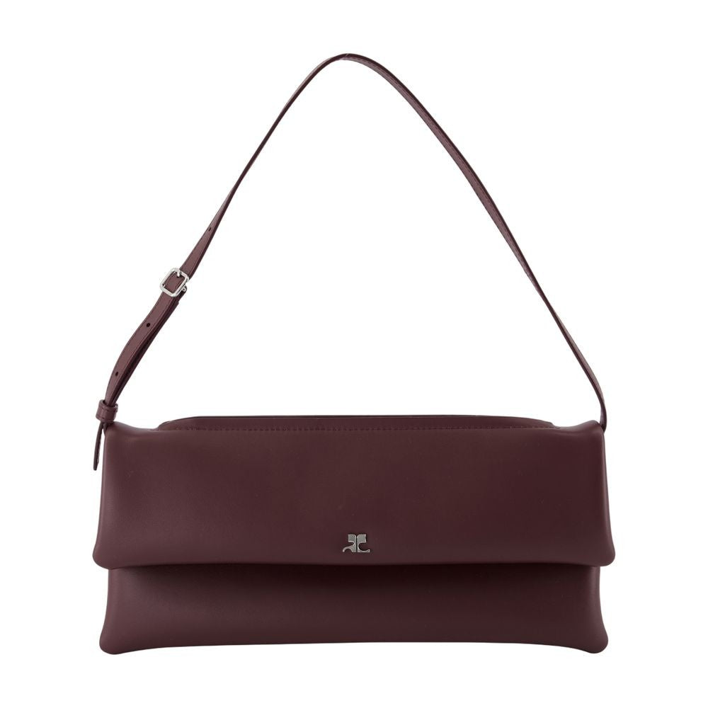 Courrèges Rectangular Leather Cuff Pouch With Adjustable Strap