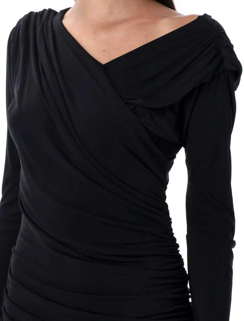 Ganni Ls Sleeve Dress