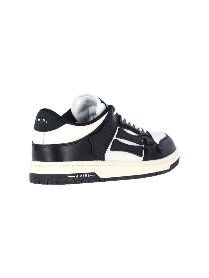Amiri Contemporary Black Sneakers With Elevated Midsole