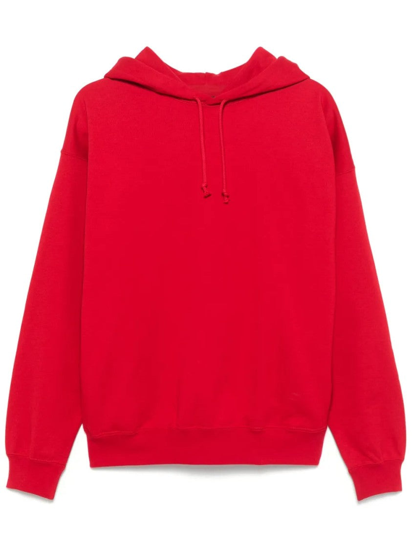 Y-3 Red Graphic-Print Hoodie
