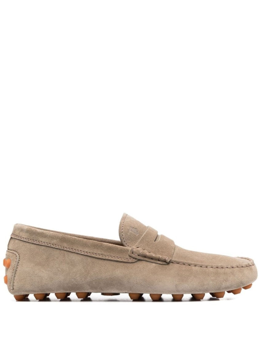 Tod's Gommino Bubble Suede Mocasins