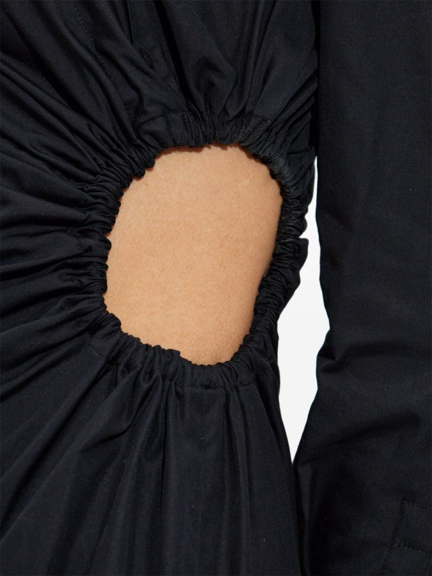 Max Mara Tailored Black Dress With Twist Detail