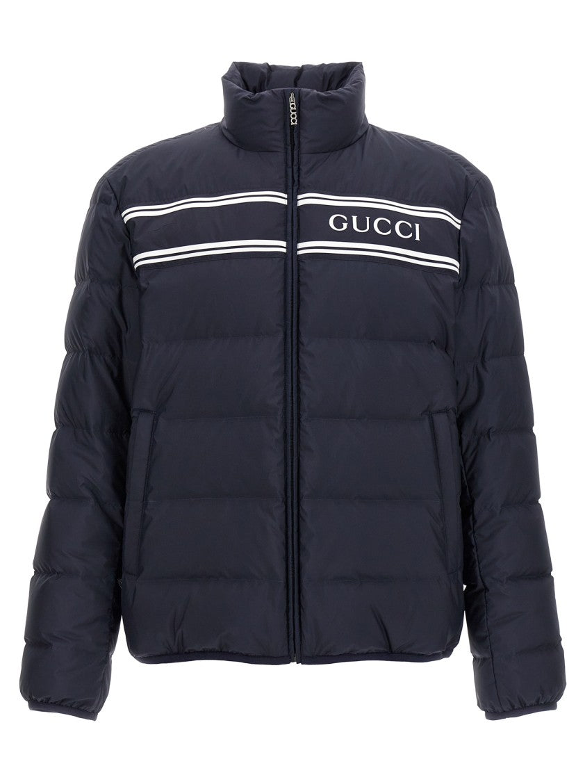 Gucci Logo Print Down Jacket