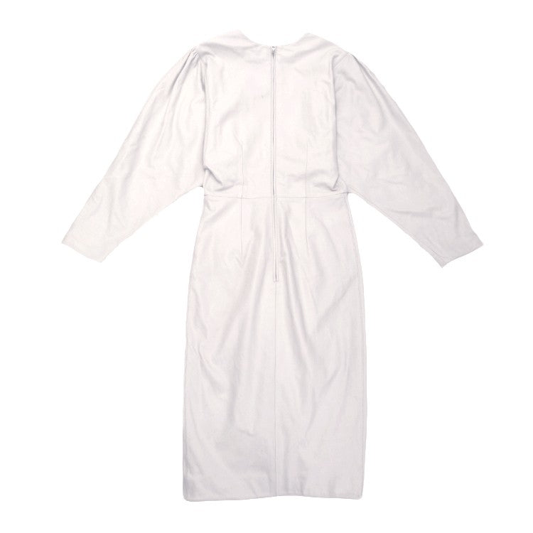 Isabel Marant Sculpted Leather Evening Dress With Tulip Hem