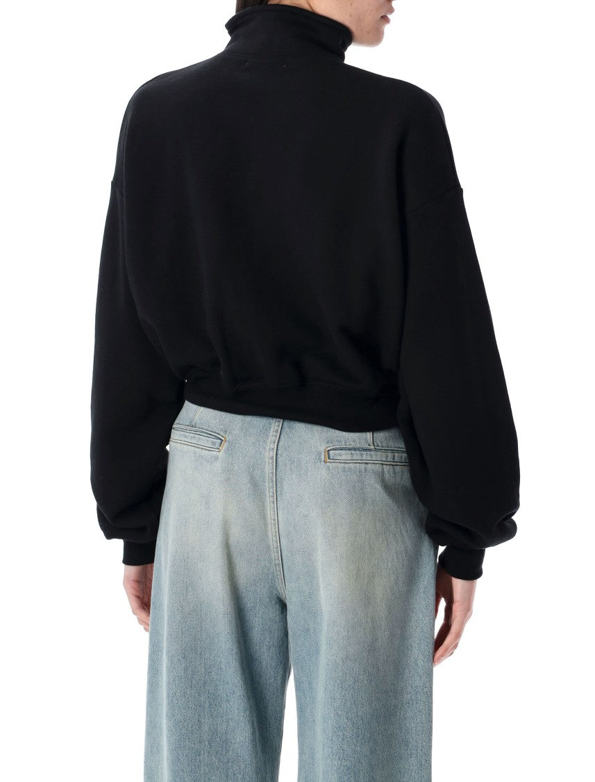 Eterne Half Zip Fleece Sweatshirt
