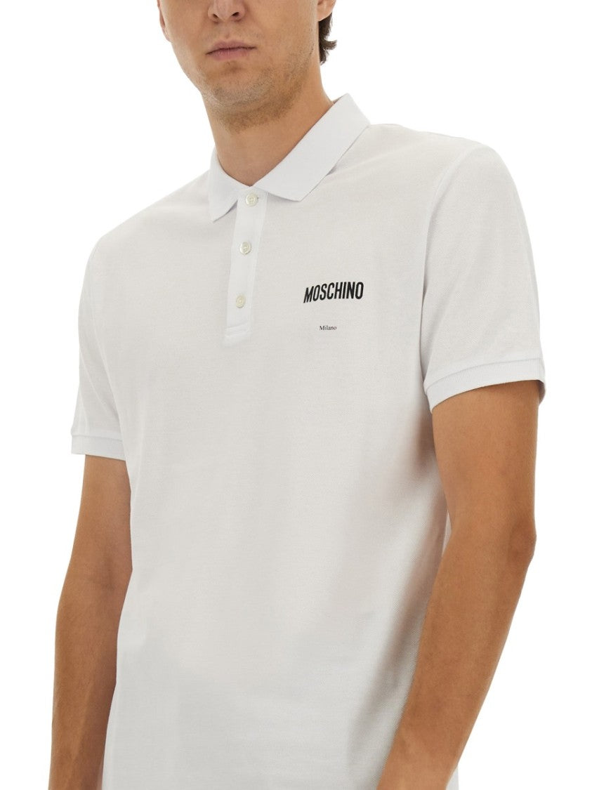 Moschino Cotton Pique Polo