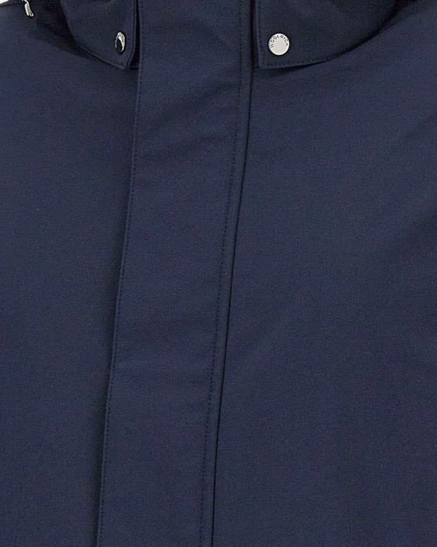 Woolrich Water-Resistant Soft Shell Coat With Removable Hood