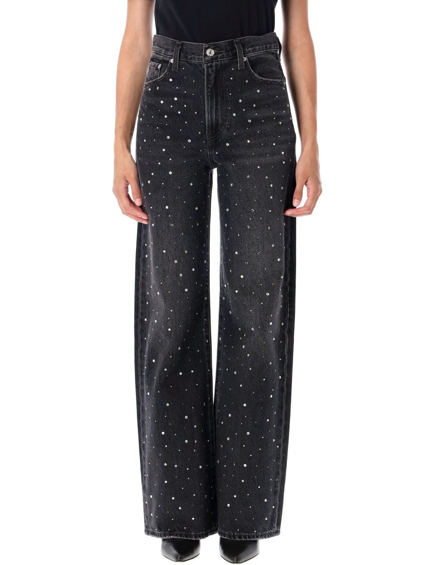 Levi's Ribcage Wide Leg Crystal