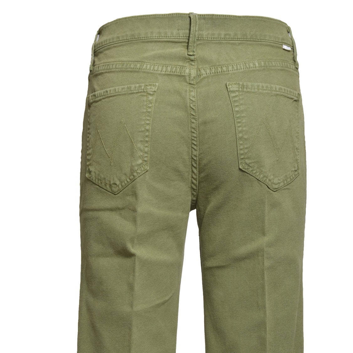 Mother Mid-Rise Straight-Leg Jeans With Slightly Flared Leg
