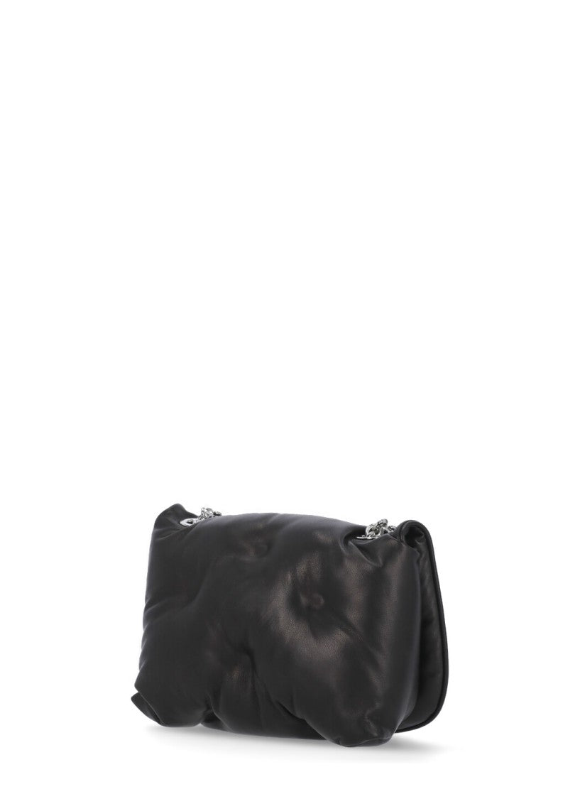 Maison Margiela Quilted Leather Shoulder Bag With Chain Strap