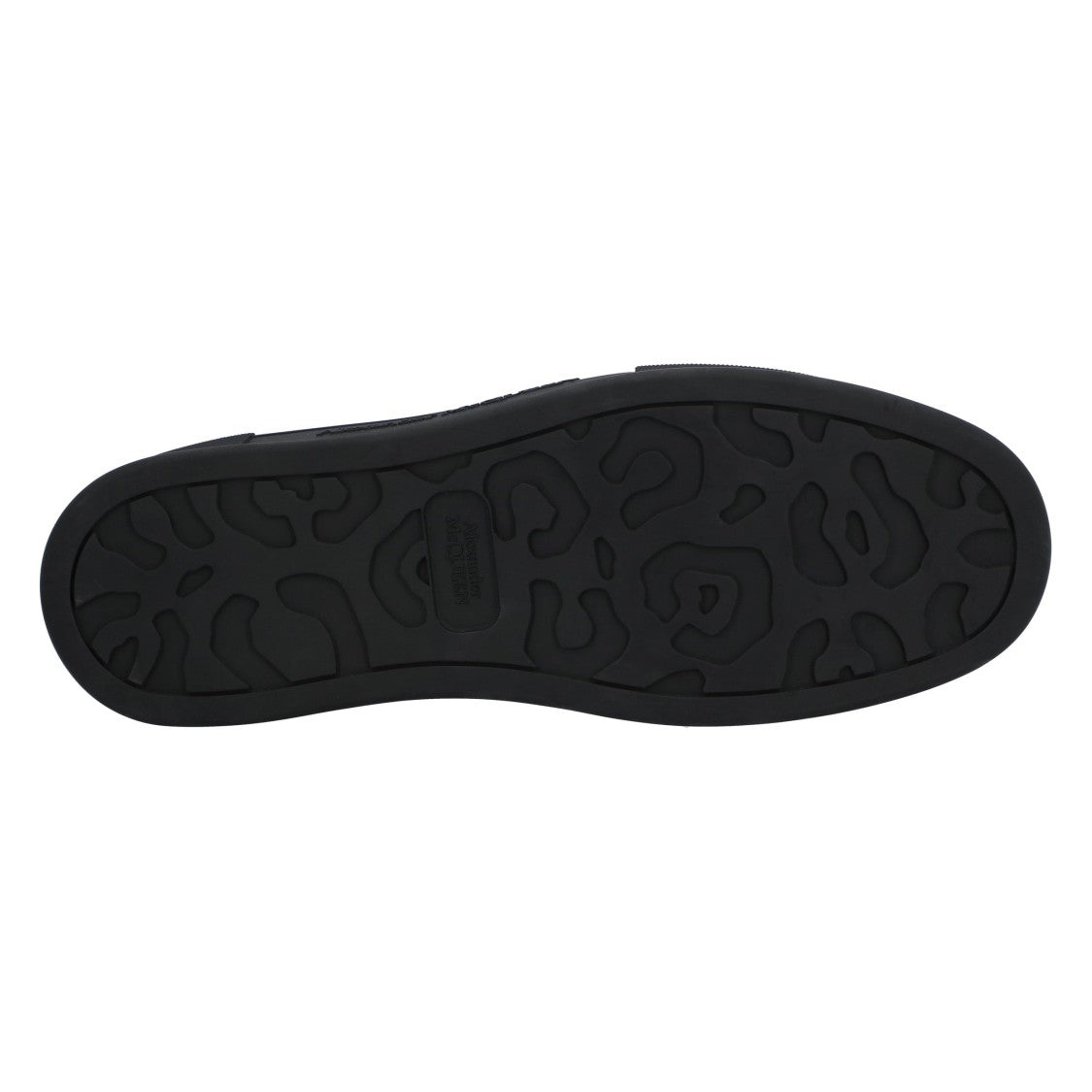 Alexander Mcqueen Deck Plimsoll In Black/Silver