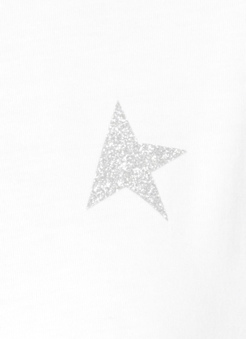 Golden Goose Iconic Star Emblem White Cotton T-Shirt