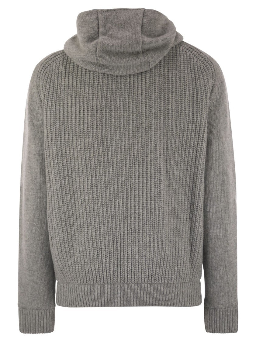 Herno Reversible Padded Wool Bomber Jacket