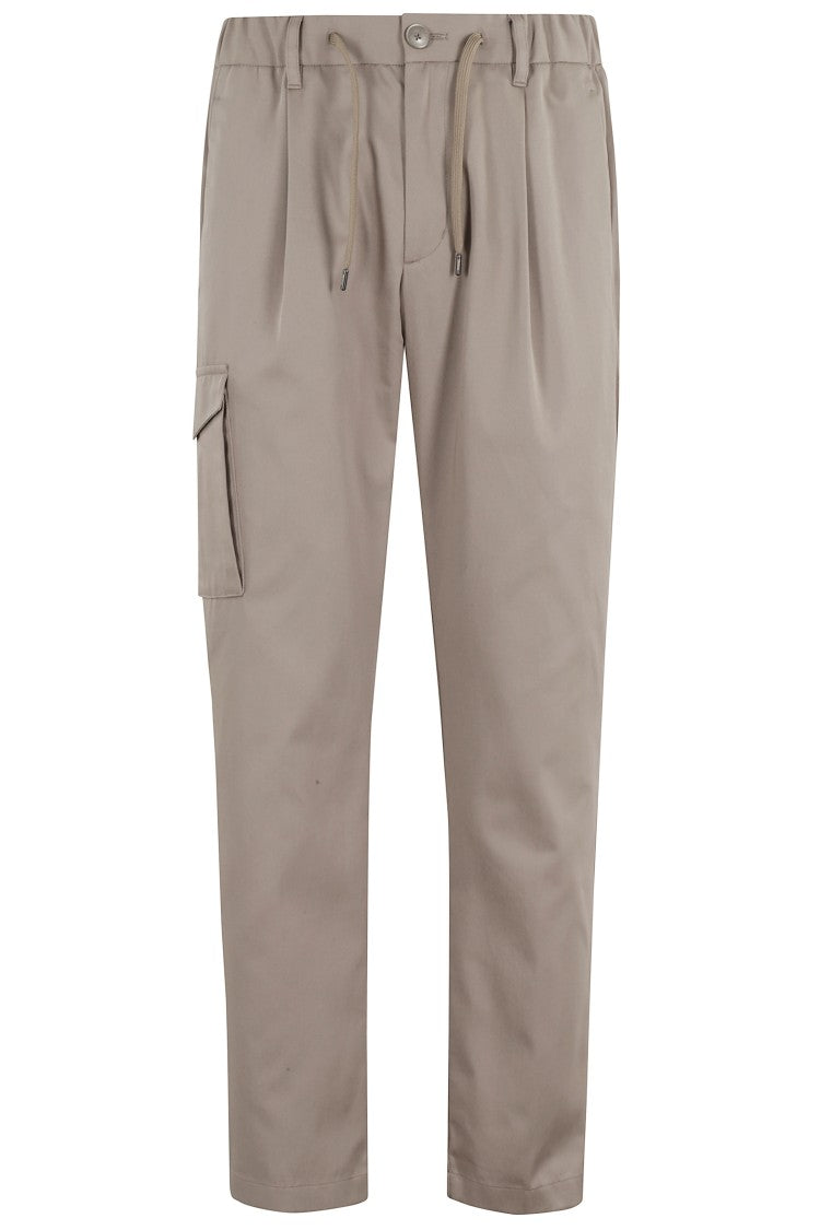 Herno Chantilly Relaxed-Fit Pants With Elastic Waistband