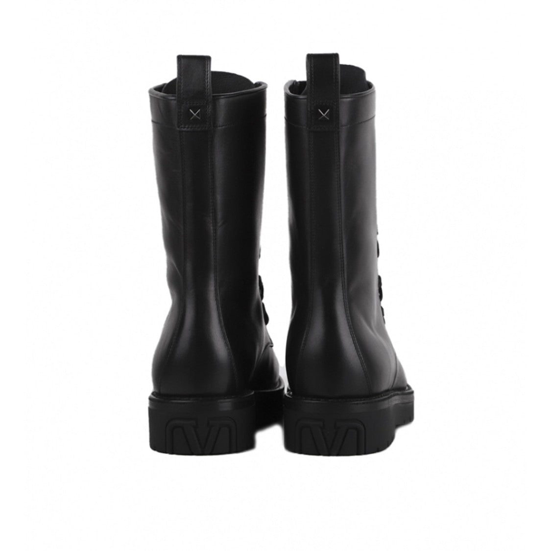 Valentino Combat Leather Boots