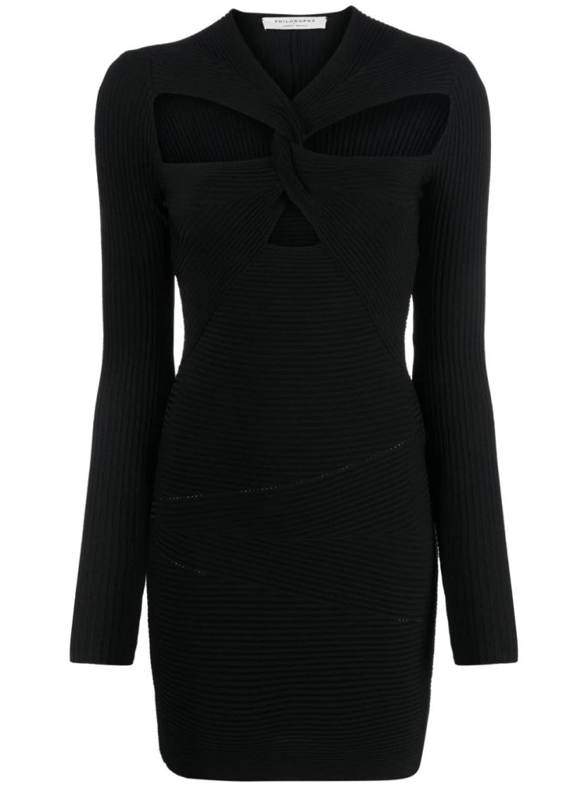 Philosophy Di Lorenzo Serafini Black Mini Dress