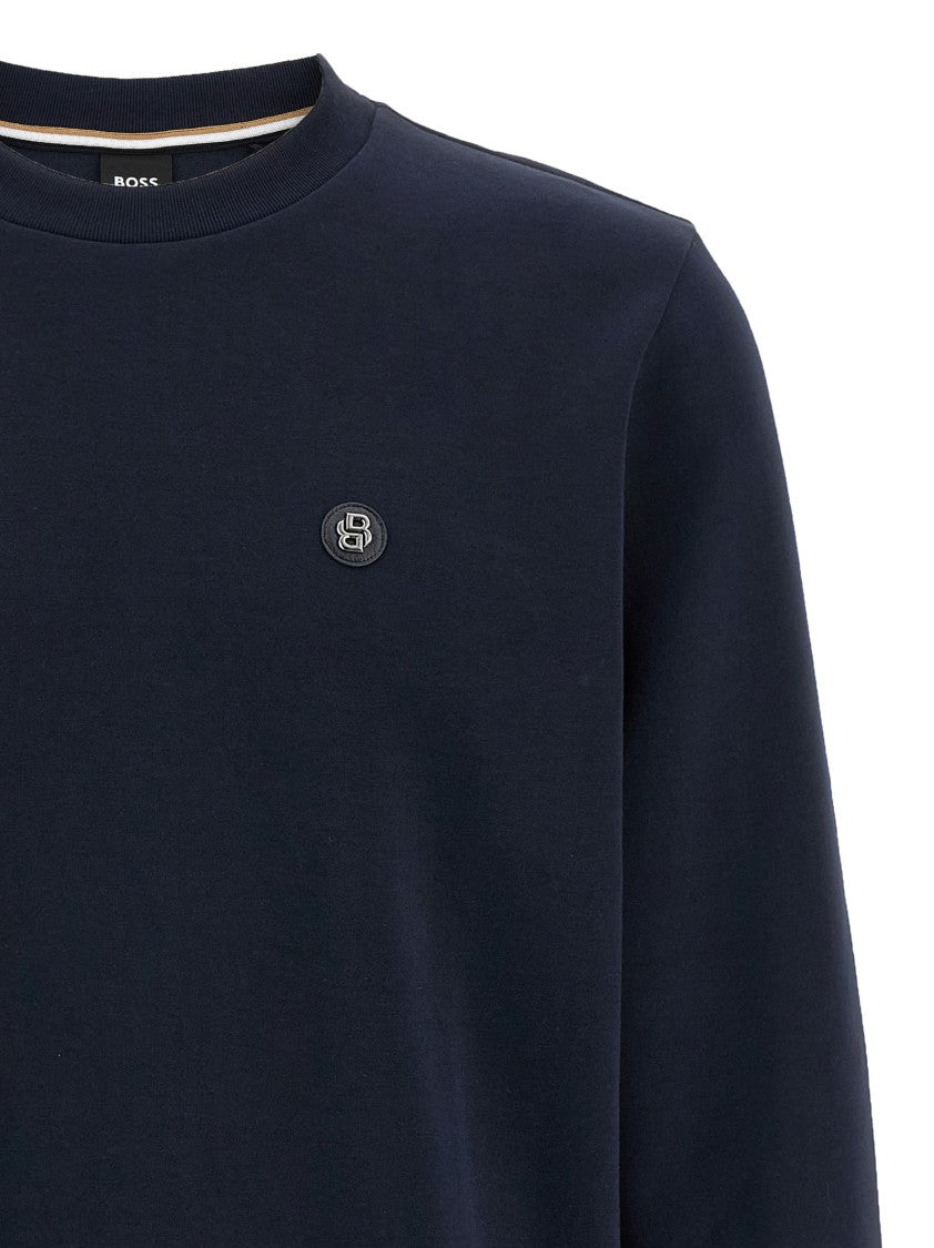 Hugo Boss Slightly Stretch Black Sweatshirt