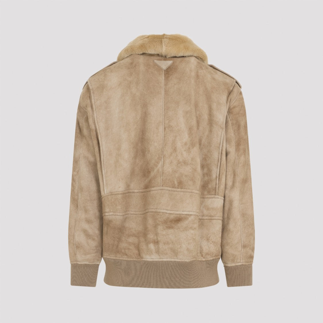 Prada Beige Leather Jacket