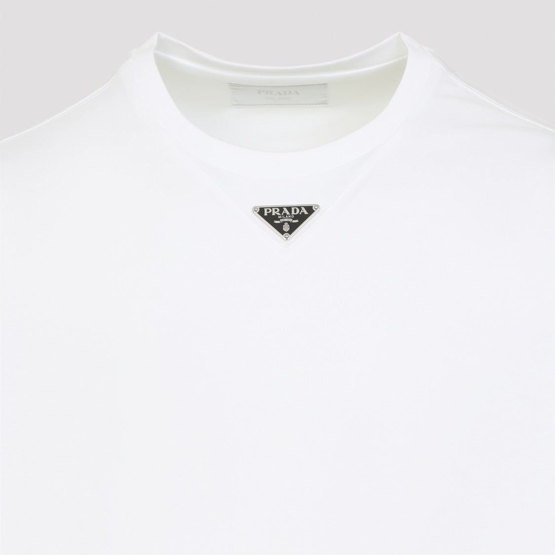 Prada White Cotton T-Shirt