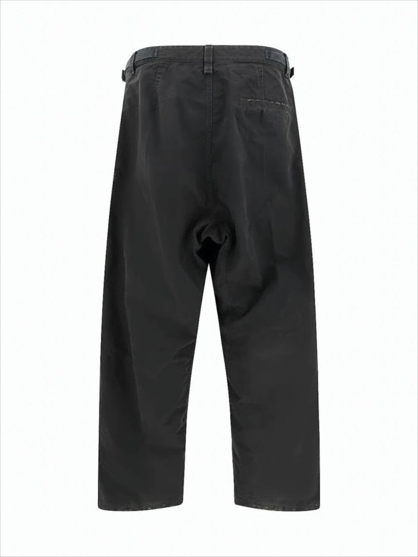 Balenciaga Relaxed Fit Black Straight Pants