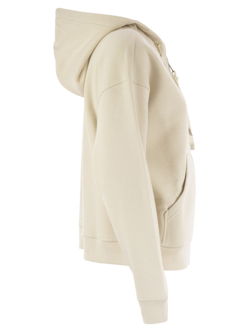 Max Mara Dog - Cotton Zipped Sweatshirt