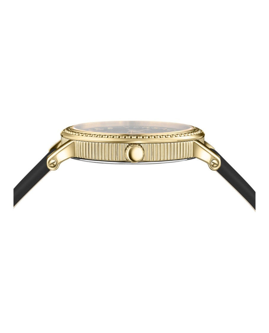 Versace V-Dollar Leather Watch