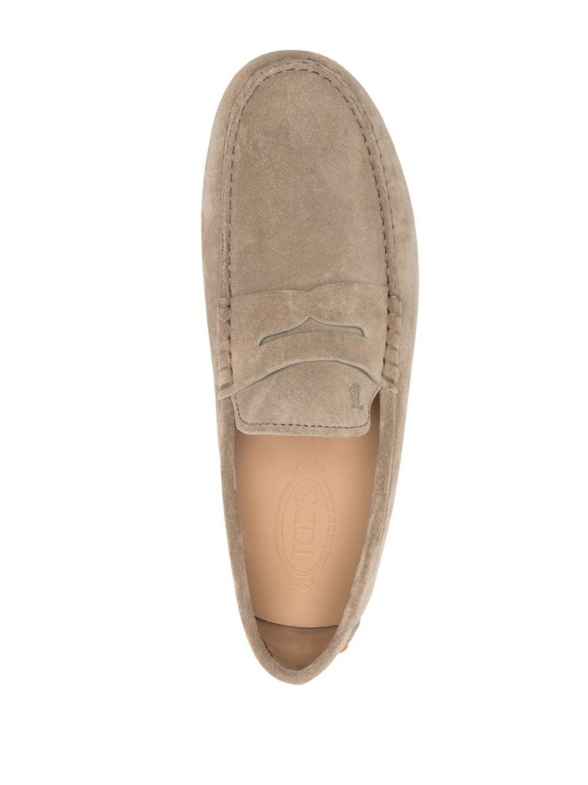 Tod's Gommino Bubble Suede Mocasins