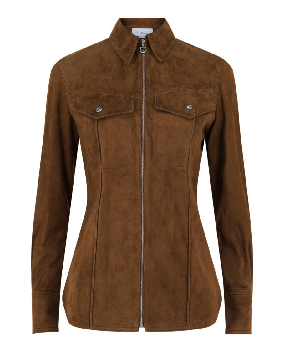 Ferragamo Lightweight Suede Jacket