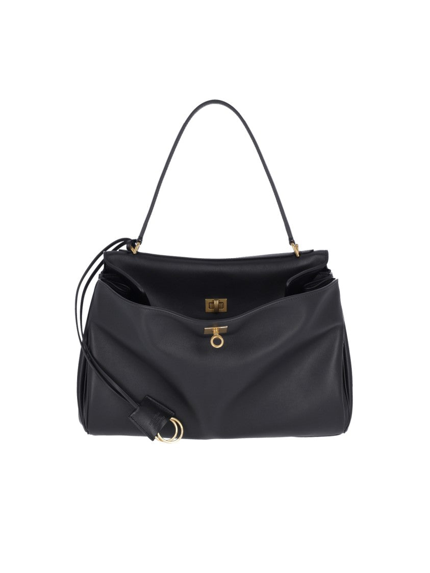 Balenciaga "Rodeo" Medium Shoulder Bag – Black