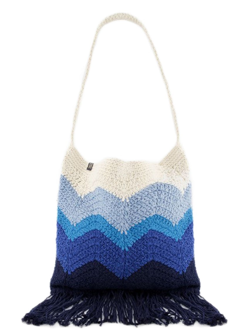 Nannacay Priya Hobo Bag  - Blue - Cotton