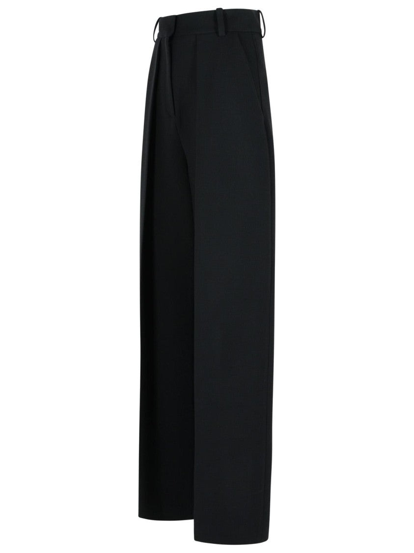 Khaite Maris' Black Polyester Blend Pants