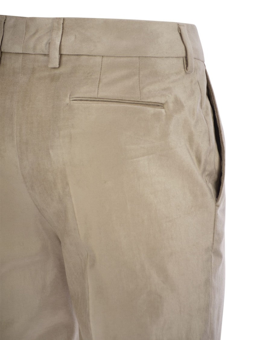 Pt Torino New York - Velvet Trousers