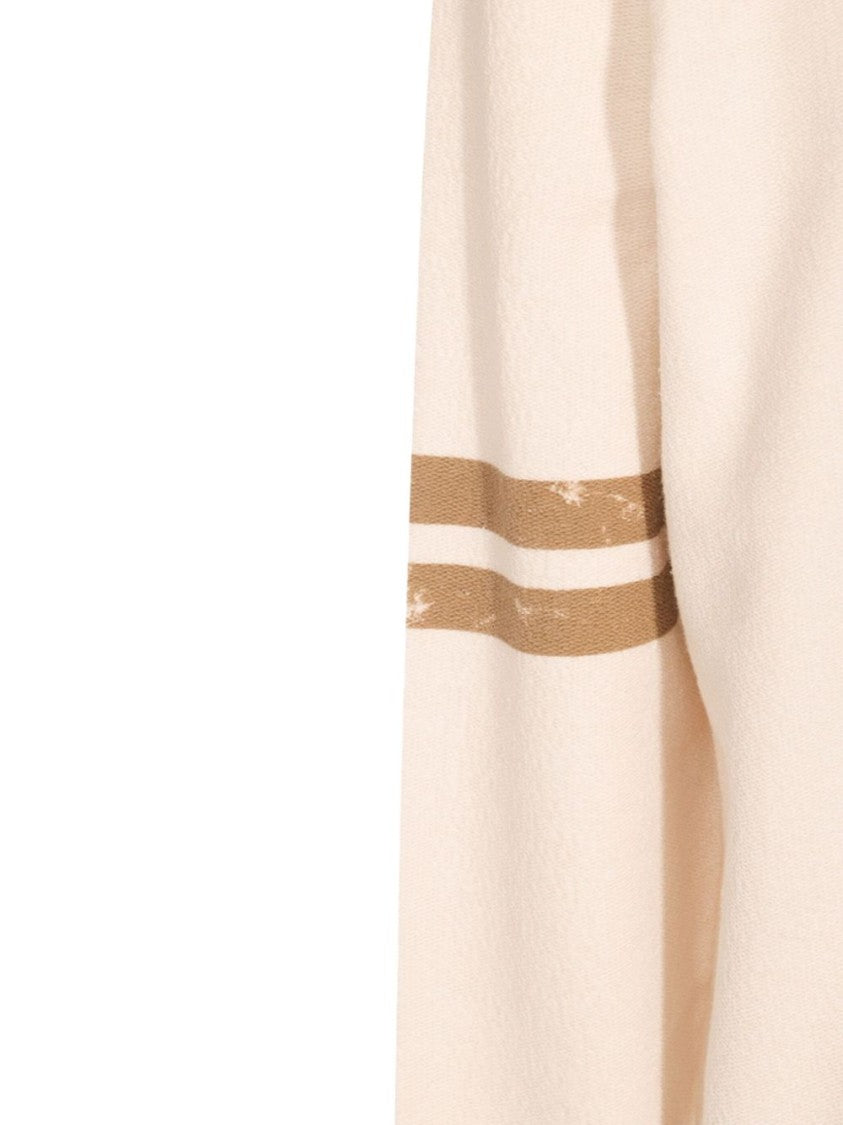 Golden Goose Relaxed Fit Gray Cotton Sweater