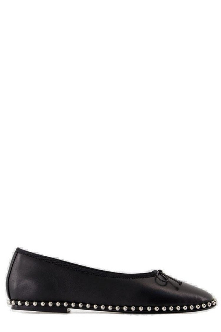 Alexander Wang Lambskin Flat Shoes With Unique Ball Chain Detail