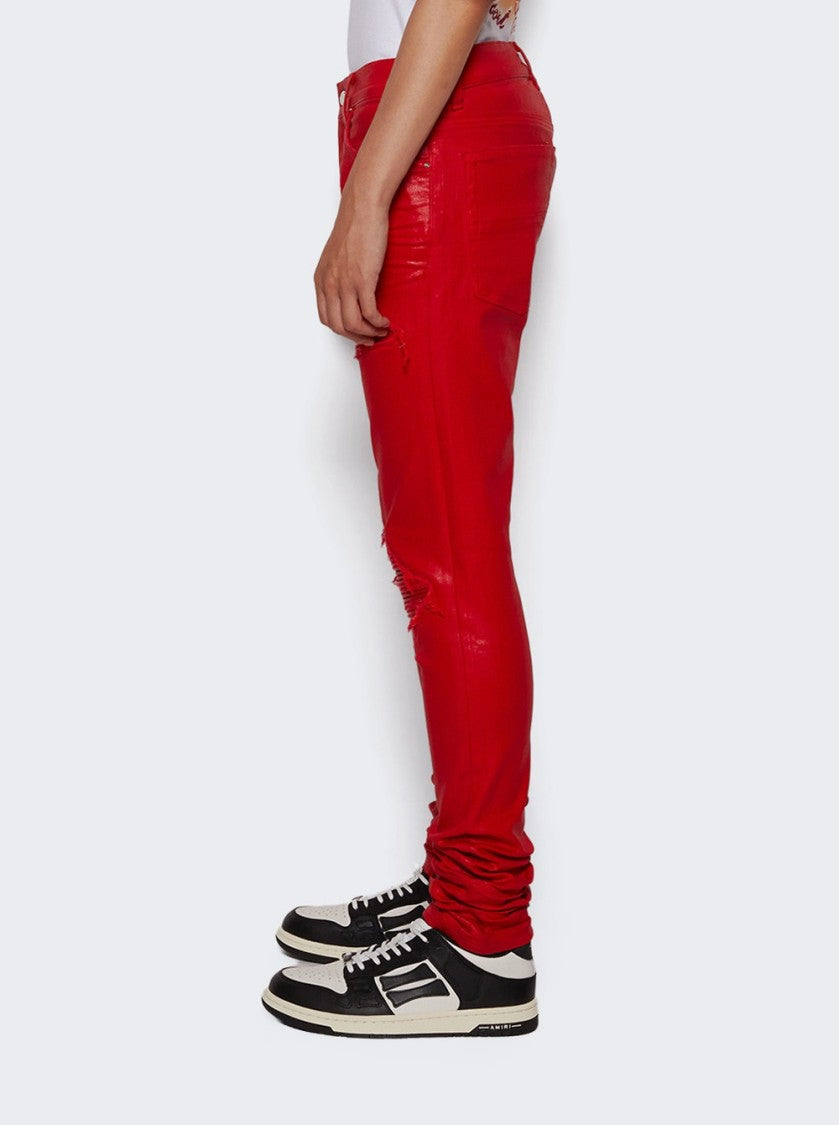 Amiri Wax Mx1 Jean Red