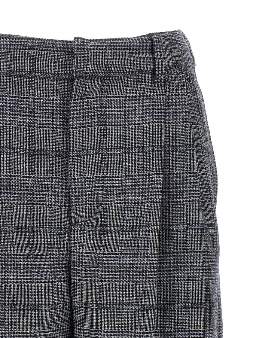 Brunello Cucinelli Pied De Poule Wool Pants