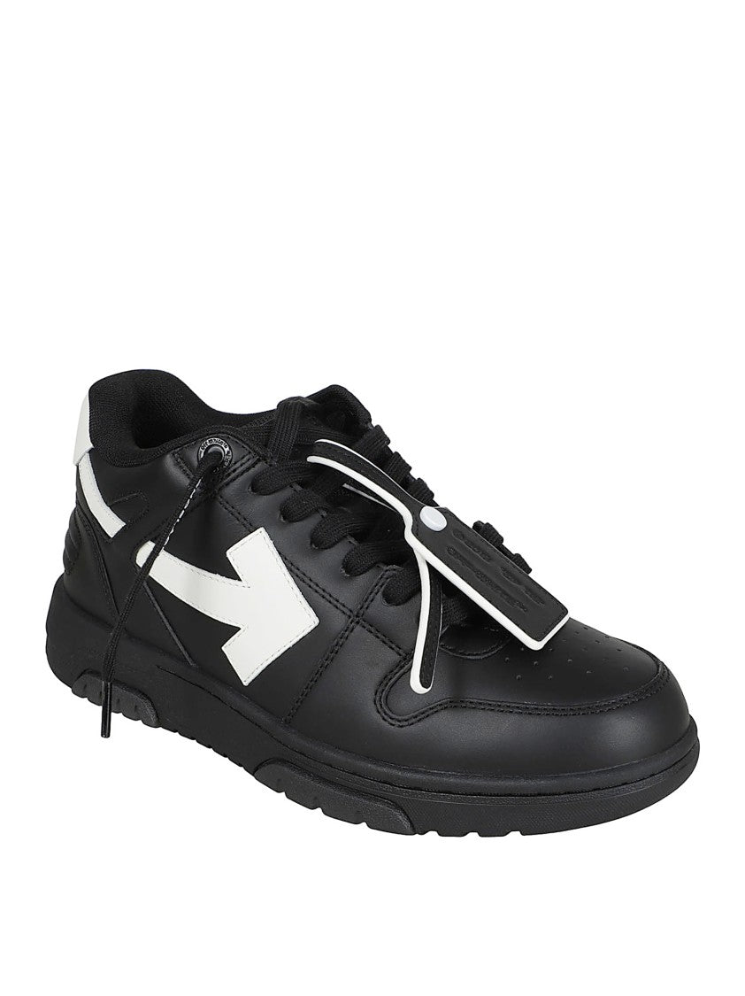 Off-White Low-Top Sneakers With White Arrow Motifs