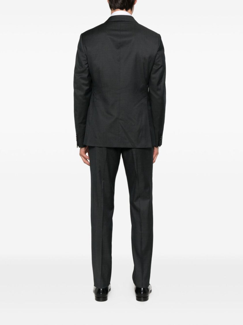 Ermenegildo Zegna Tailored Grey Suit With Single-Breasted Jacket