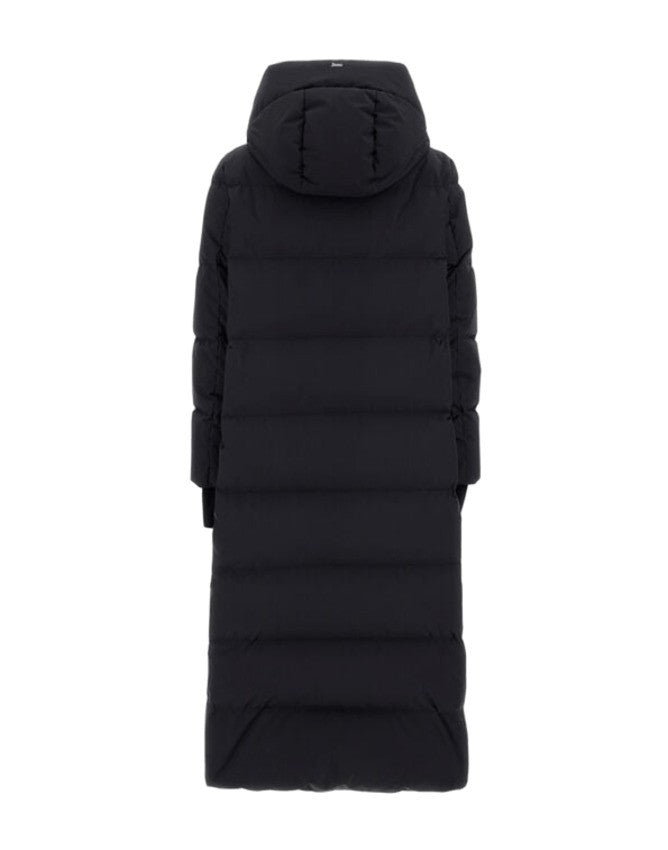 Herno Long Padded Down Coat With Quilted Design