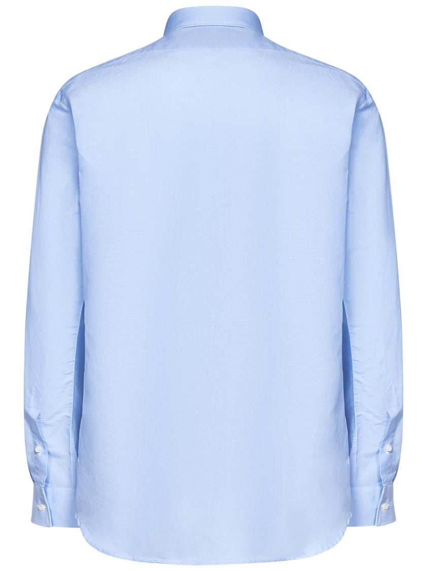 Franzese Collection Clear Blue Long-Sleeve Shirt