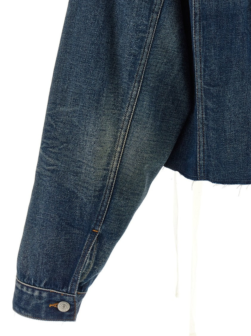 Mm6 By Maison Margiela Tape Denim Jacket